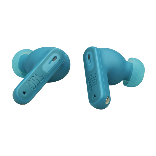 JBL Tune Beam 2 - Turquoise - True Wireless Noise Cancelling Earbuds - Detailshot 3